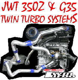 JWT G35 / 350Z TWIN TURBO SYSTEM  - SEE "NEWS & UPDATES" FOR RELEASE DATE